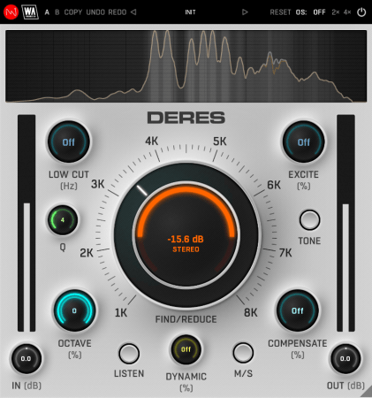 W.A Production Deres v1.0.0 WiN 音频清晰度插件-康灵博客 W.A Production Deres v1.0.0 WiN 音频清晰度插件-康灵博客