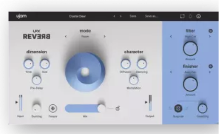 UJAM UFX REVERB v1.2.0-R2R混响-康灵博客 UJAM UFX REVERB v1.2.0-R2R混响-康灵博客