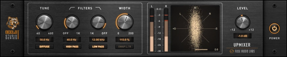 单声道转立体声-Fuse Audio Labs OCELOT Upmixer v1.0.0-BUBBiX-康灵博客 单声道转立体声-Fuse Audio Labs OCELOT Upmixer v1.0.0-BUBBiX-康灵博客
