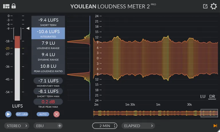 专业响度分析仪-Youlean Loudness Meter Ultra v2.5.12 - V.R-康灵博客 专业响度分析仪-Youlean Loudness Meter Ultra v2.5.12 - V.R-康灵博客